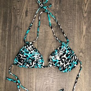 Target Xhilaration Cheetah Bikini Top